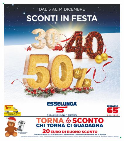 Volantino Esselunga a Firenze | Sconti 30% 40% 50% | 5/12/2022 - 14/12/2022