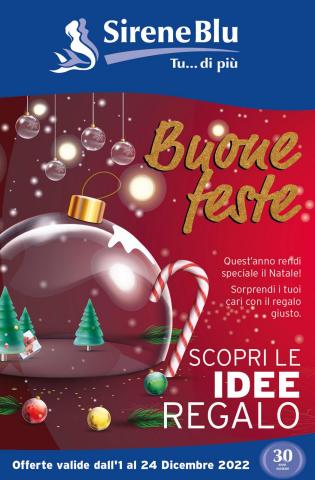 Volantino Sirene Blu | Scopri le idee regalo | 30/11/2022 - 24/12/2022