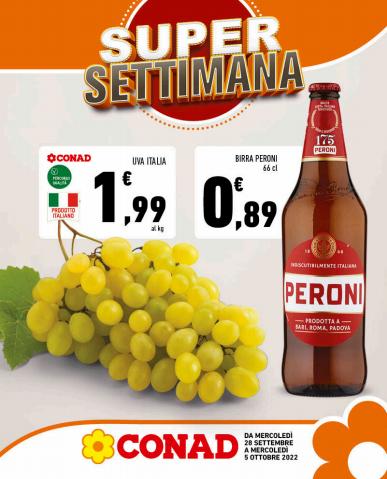 Offerte di Iper Supermercati a Messina | Super Settimana in Conad City | 28/9/2022 - 5/10/2022