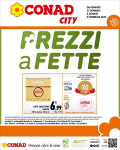 Volantino Conad City | Prezzi a fette | 27/1/2023 - 2/2/2023