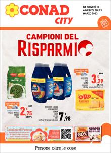 Offerte di Iper Supermercati a Firenze | Campioni del risparmio in Conad City | 16/3/2023 - 29/3/2023