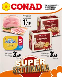 Offerte di Iper Supermercati a Catania | Super settimana in Conad City | 22/3/2023 - 28/3/2023