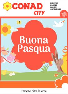 Volantino Conad City a Torino | Buona Pasqua | 30/3/2023 - 10/4/2023