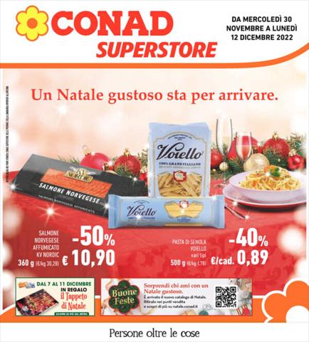 Volantino Conad Superstore a Milano | Un natale gustoso sta per arrivare. | 30/11/2022 - 12/12/2022