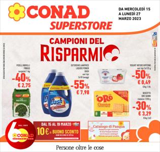 Volantino Conad Superstore a Reggio Emilia | Campioni del risparmio | 15/3/2023 - 27/3/2023