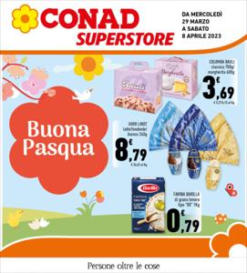 Offerte di Iper Supermercati a Trapani | Buona Pasqua in Conad Superstore | 29/3/2023 - 8/4/2023