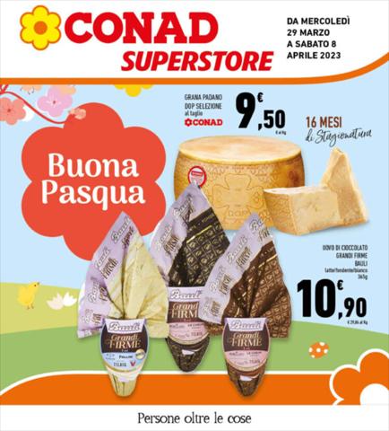 Volantino Conad Superstore a Napoli | Buona Pasqua | 29/3/2023 - 8/4/2023