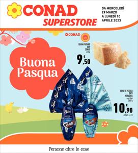 Volantino Conad Superstore a Roma | Buona Pasqua | 29/3/2023 - 10/4/2023