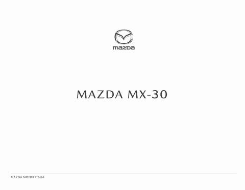 Volantino Mazda | Mazda Mx-30 | 27/4/2022 - 31/12/2022