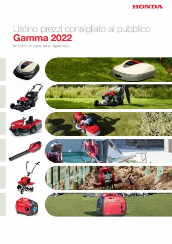 Catalogo Honda | Gamma 2022 | 1/4/2022 - 31/12/2022