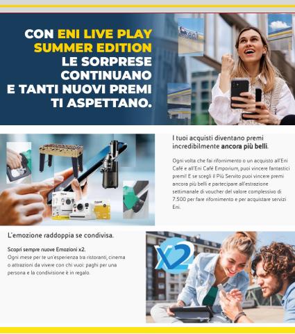 Volantino Eni | Vinci con ENI LIVE PLAY | 1/9/2022 - 30/10/2022