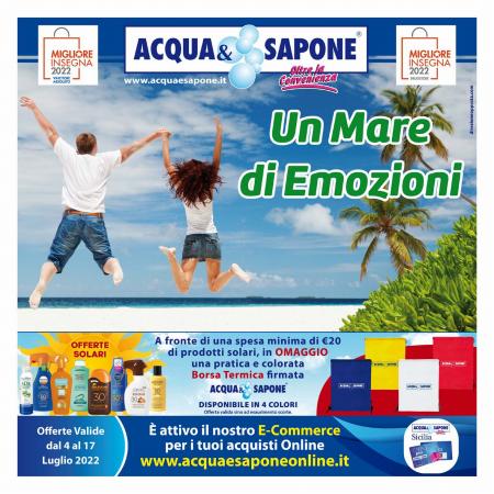 Volantino Acqua e Sapone a Sciacca | Offerte Acqua e Sapone | 4/7/2022 - 17/7/2022