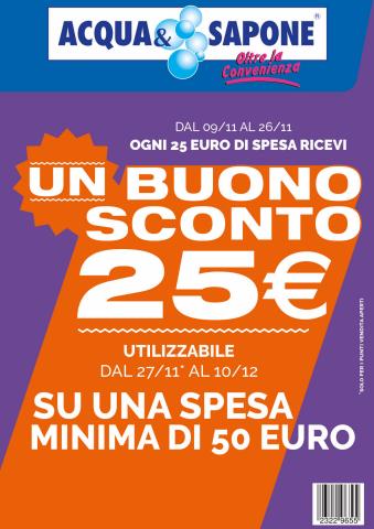 Volantino Acqua e Sapone | Offerte Acqua e Sapone | 9/11/2022 - 10/12/2022