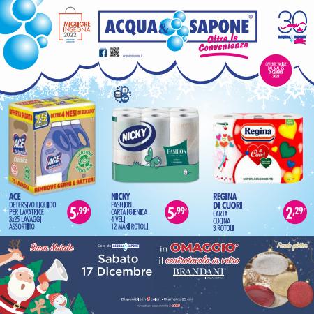 Volantino Acqua e Sapone | Offerte Acqua e Sapone | 6/12/2022 - 25/12/2022