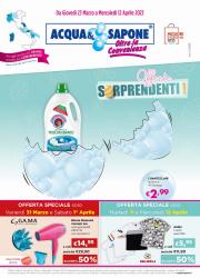 Volantino Acqua e Sapone | Offerte Acqua e Sapone | 23/3/2023 - 12/4/2023