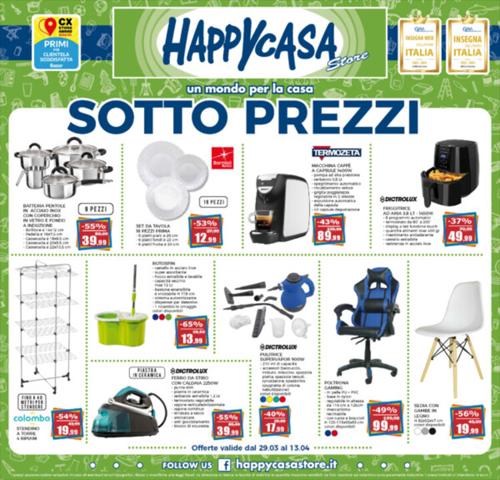 Volantino Happy Casa a Napoli | Sotto prezzi | 29/3/2023 - 13/4/2023
