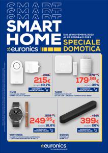 Volantino Euronics a Milano | Smart Home Speciale Domotica | 21/11/2022 - 28/2/2023
