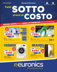 Volantino Euronics a Cecina | Fatti SOTTO prezzi al COSTO | 16/3/2023 - 29/3/2023