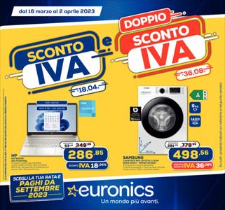 Volantino Euronics a Brindisi | Sconto Iva  | 16/3/2023 - 2/4/2023