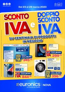 Volantino Euronics a Guidonia Montecelio | Sconto Iva & Doppio Sconto Iva | 23/3/2023 - 29/3/2023