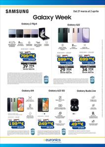 Offerte di Elettronica e Informatica a Fiumicino | Samsung Week in Euronics | 28/3/2023 - 2/4/2023