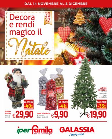 Volantino IperFamila | Decora e rendi 
Magico il Natale | 14/11/2022 - 8/12/2022