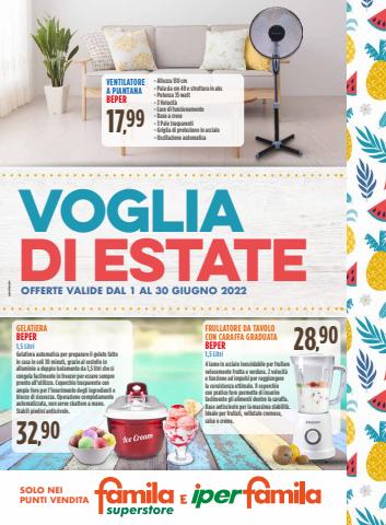 Volantino Famila Superstore a Napoli | VOGLIA DI ESTATE | 1/6/2022 - 30/6/2022