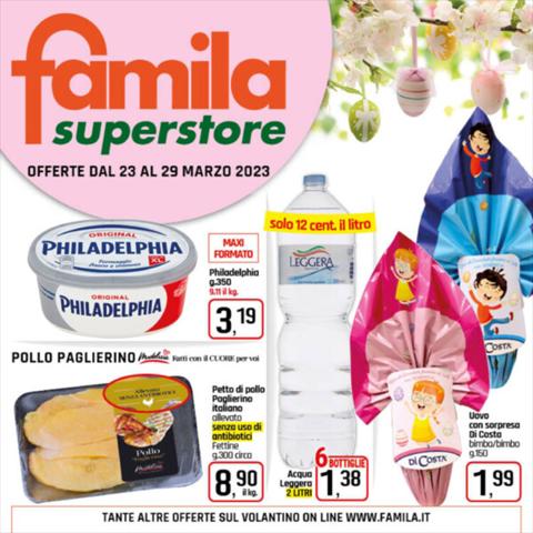 Volantino Famila Superstore a Napoli | Offerte extra  | 23/3/2023 - 29/3/2023