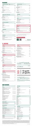 Catalogo Il panino Giusto | Menu  | 25/3/2022 - 31/12/2022