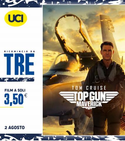 Volantino Uci Cinema | Filma a 3,50 € | 1/8/2022 - 15/8/2022