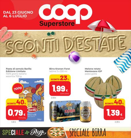 Volantino Coop Superstore a Trento | Volantino Coop Superstore | 23/6/2022 - 6/7/2022