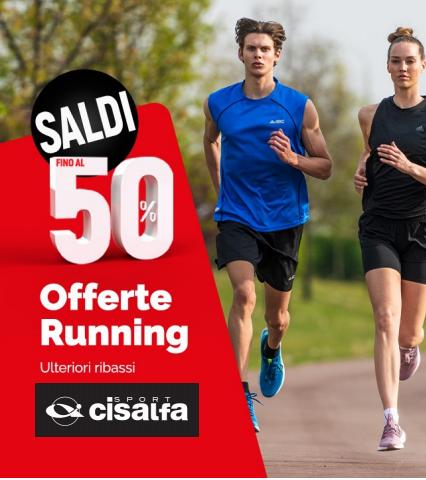 Offerte di Sport a Trapani | Saldi Offerte Running in Cisalfa Sport | 29/7/2022 - 14/8/2022