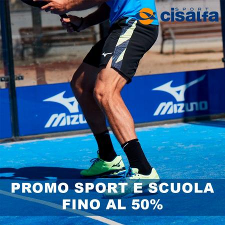 Volantino Cisalfa Sport | PROMO SPORT E SCUOLA FINO AL 50% | 20/9/2022 - 3/10/2022