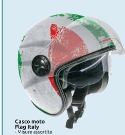 Offerta per Casco Moto Flag Italy a 49,9€ in Carrefour Ipermercati