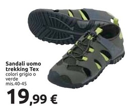 Offerta per Tex Sandali Uomo Trekking a 19,99€ in Carrefour Ipermercati