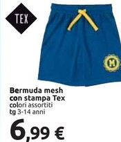 Offerta per Tex Bermuda Mesh Con Stampa a 6,99€ in Carrefour Ipermercati