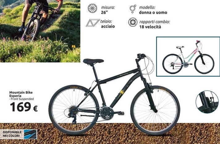 Offerta per Mountain Bike Esperia a 169€ in Carrefour Ipermercati