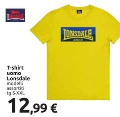 Offerta per Lonsdale T-Shirt Uomo a 12,99€ in Carrefour Ipermercati