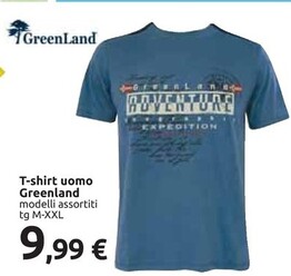 Offerta per Greenland T-Shirt Uomo a 9,99€ in Carrefour Ipermercati