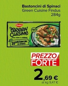 Offerta per Findus Bastoncini Di Spinaci a 2,69€ in Carrefour Ipermercati