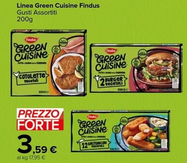 Offerta per Findus Linea Green Cuisine a 3,59€ in Carrefour Ipermercati