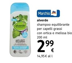 Offerta per Alverde - shampoo equilibrante per capelli grassi a 2,99€ in dm
