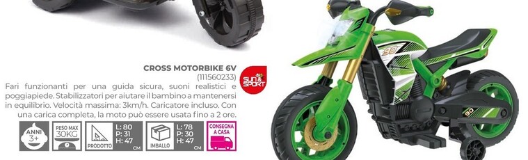 Offerta per Sun & Sport - Cross Motorbike 6V in Bimbo Store