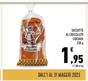 Offerta per Sacotto Al Cioccolato a 1,95€ in Conad Superstore