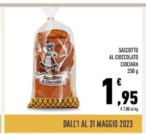Offerta per Sacotto Al Cioccolato a 1,95€ in Spazio Conad