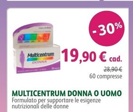 Offerta per Multicentrum Donna O Uomo a 19,9€ in Lloyds Farmacia
