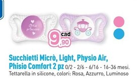 Offerta per Succhietti Micrò , Light , Physio Air , Phisio Comfort a 9,9€ in Eufarma