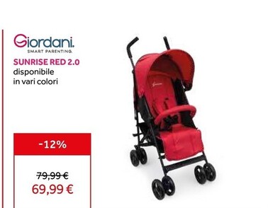 Offerta per Giordani Sunrise Red 2.0 a 69,99€ in Prenatal