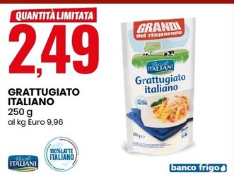 Offerta per Pascoli Italiani Grattugiato Italiano a 2,49€ in Eurospin