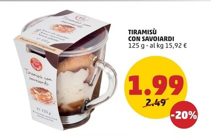 Offerta per Tiramisù Con Sarovardi a 1,99€ in PENNY